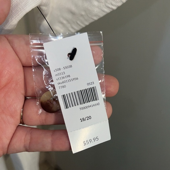 Lane Bryant- Square-Neck Button-Front Top - Picture 9 of 9